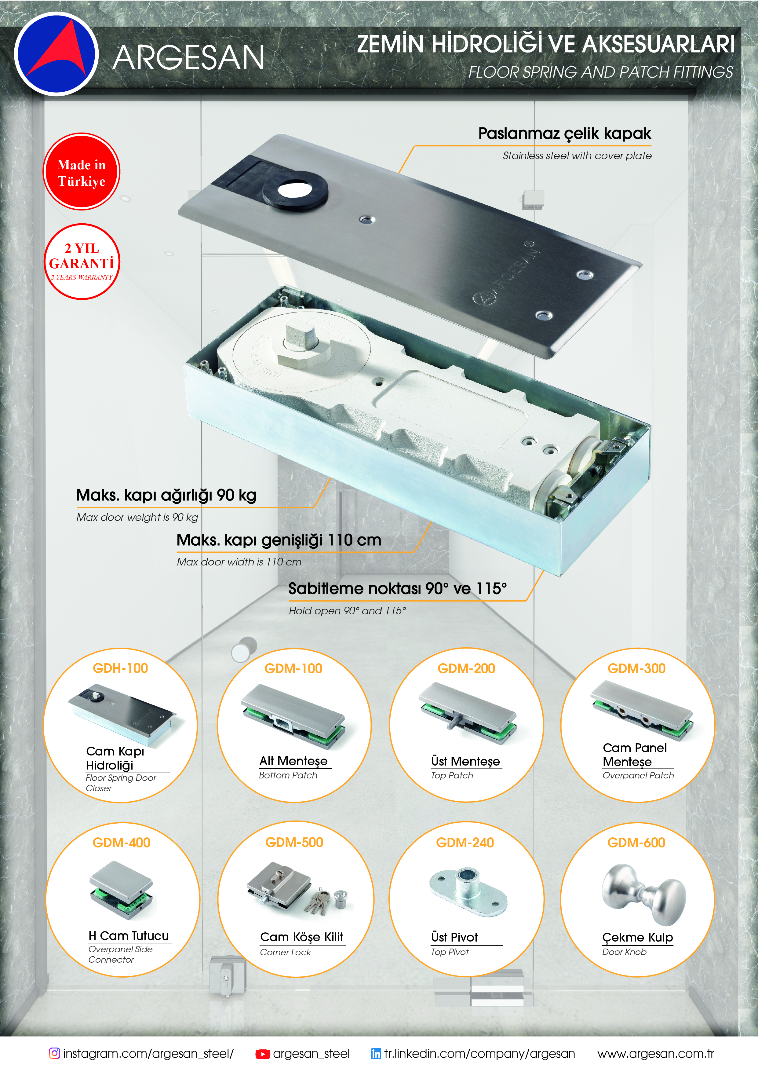 Floor Spring and Patch Fittings Brochure