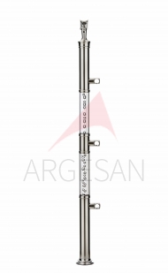 2510 Aluminium Plexiglass With 3 Rails