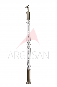 2533 Decorated Plexiglass Post with Bubbly