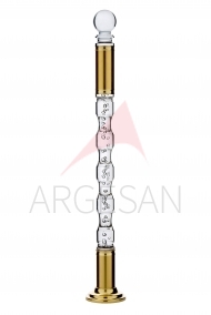 2713 Mirac Plexiglass Newel with Bubbly