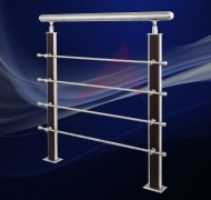 AHD-3 Wooden & Steel Baluster